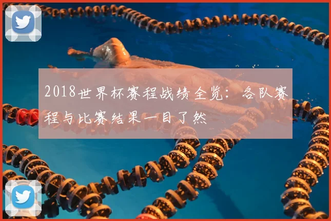 2018世界杯赛程战绩全览:各队赛程与比赛结果一目了然
